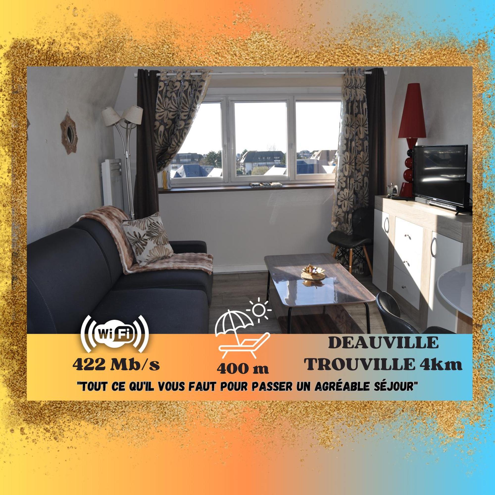 Mer Et Soleil A Blonville Sur Mer/ Deauville Bagian luar foto